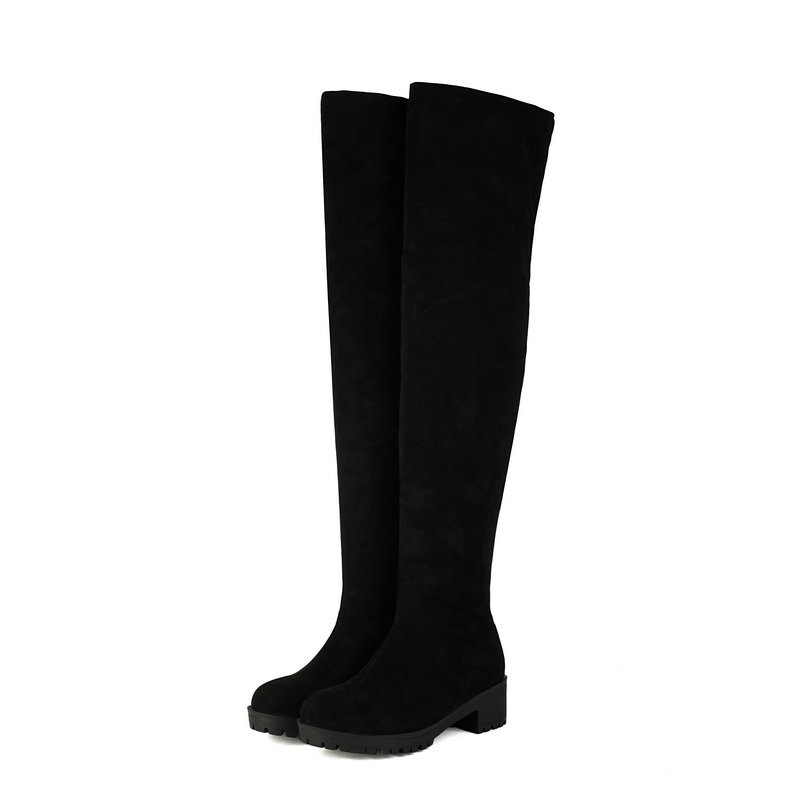 인조 스웨이드 가죽 플록 슬립온 여성 신발 블랙 스트레 - Sock Boot Women 리뷰 및 가격