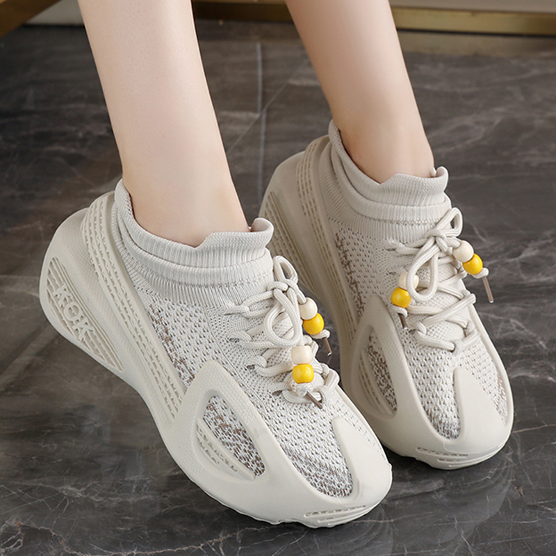 여성 플랫폼 스니커즈 캐주얼 스포츠 신발 레이스 업 통 - Women Shoes Tennis 리뷰 및 가격